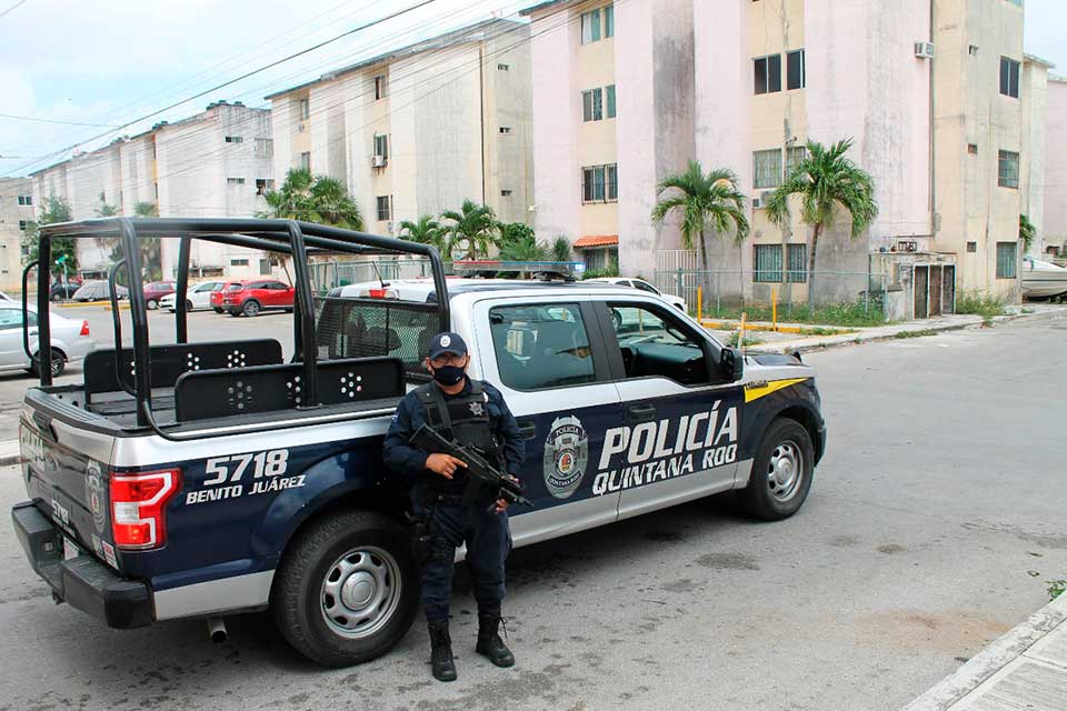 Vigilancia en toda la ciudad de cancun