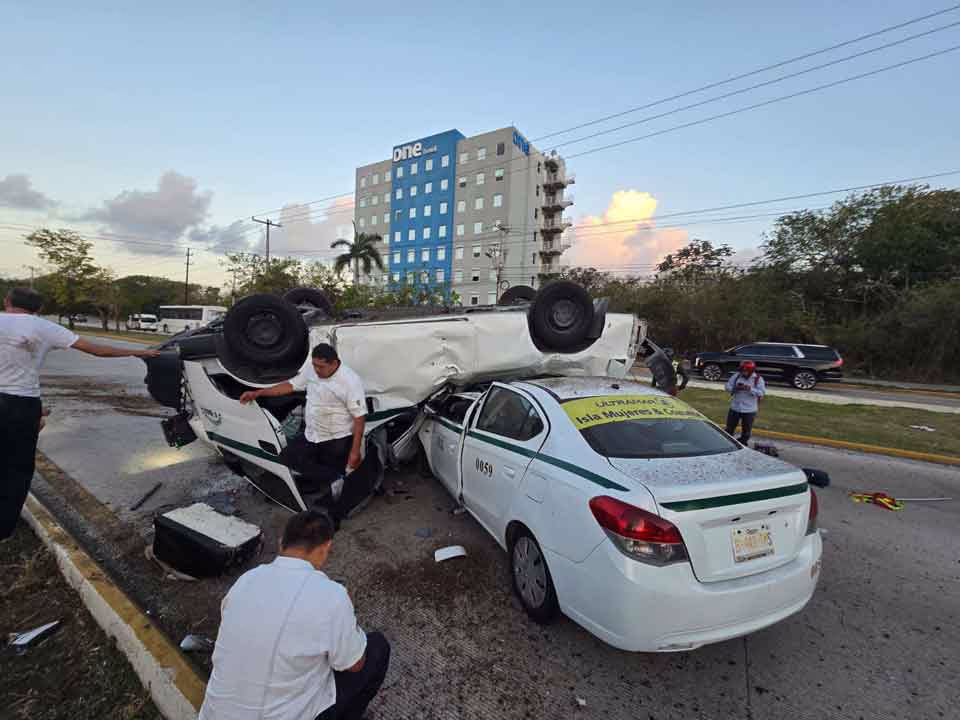 Tragedia en Cancún Accidente vial